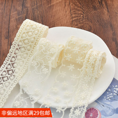 布艺丝带花边发饰蝴蝶结材料