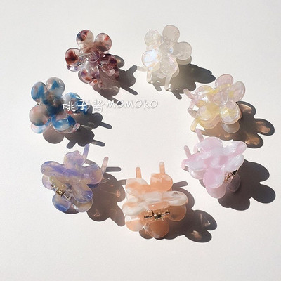 碎花小号头饰百搭甜美风刘海夹