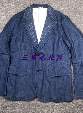 三里屯北区【现货】CABANE DE ZUCCA 男款牛仔布休闲西装上衣