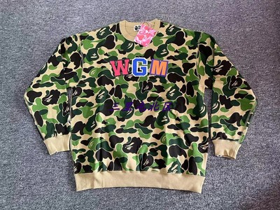 BAPEABC迷彩鲨鱼女款卫衣