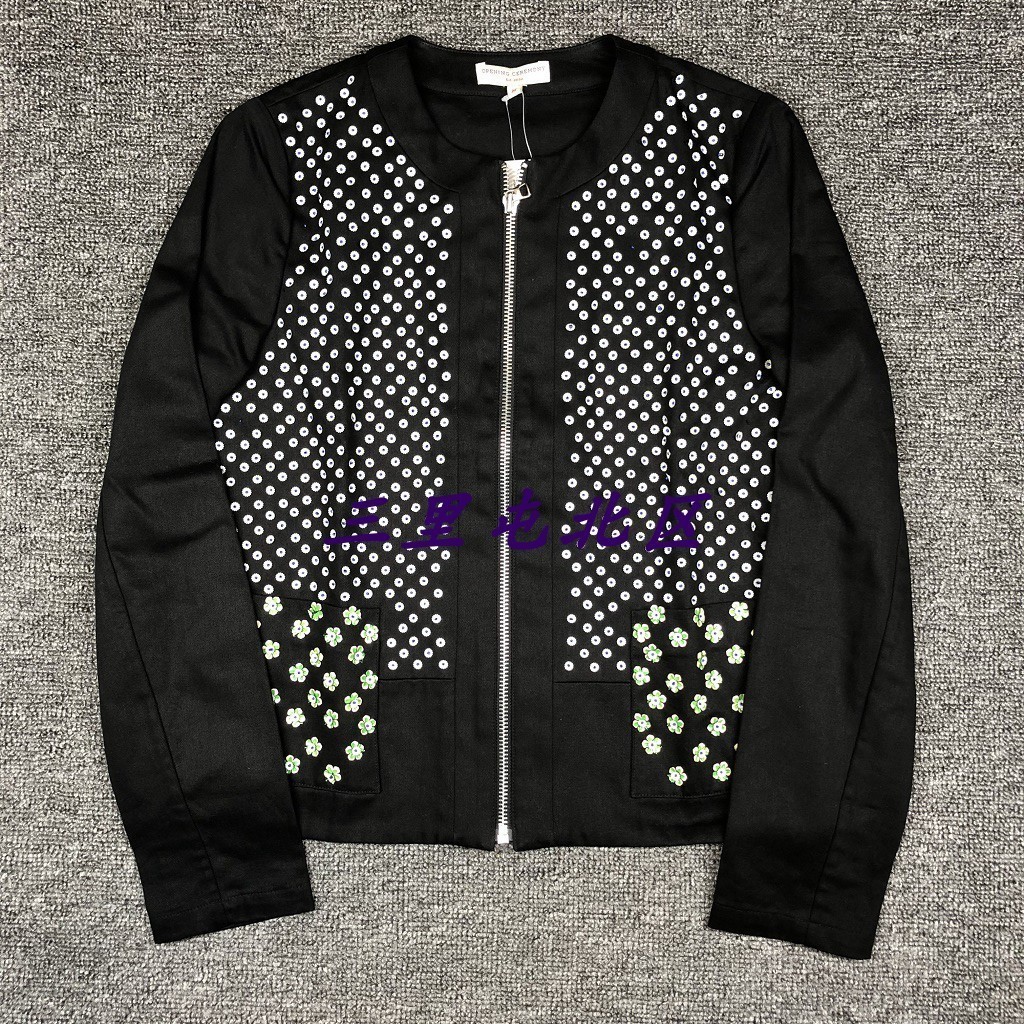 美国女款拉链短夹克现货