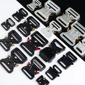 锌合金铝合金插扣结实止滑金属卡扣加厚眼镜蛇战术扣帆布腰带扣