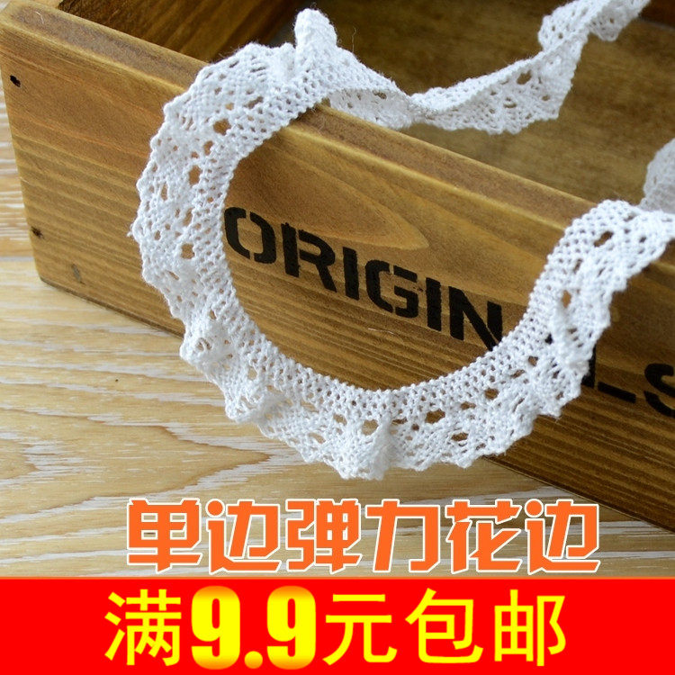 15元包邮白色1.5厘米宽松紧小眼睛棉线弹力蕾丝花边 服装辅料在类目 居家布艺, 缝纫DIY材料、工具及成品, 缝纫DIY配件/辅料/配饰, 花边中 - 来自Buy2taobao.com提供专业的淘宝代购服务