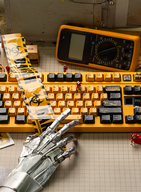 PBTfans Erosion五面热升华做旧战损风侵蚀键帽pbt材质原厂高度