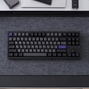 PBTfans Purpolch R3紫豆客制化机械键盘ABS材质二色原厂高度键帽