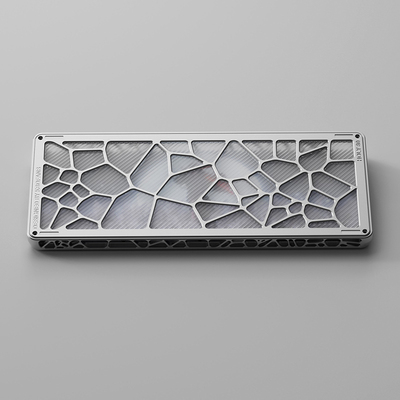 KBDfans Holy80 Halo透明磨砂PC底板 CNC加工防尘匀光板 下壳PC