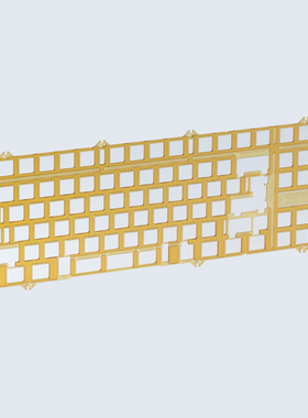 KBDfans 客制化机械键盘套件TOFU TKL配件 定位板 PEI 铝 FR4