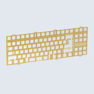 铝 KBDfans FR4 PEI 定位板 客制化机械键盘套件TOFU TKL配件