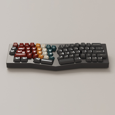 KBDfans客制化机械键盘JTK HSA ECCENTRIC怪咖二色abs光面亮键帽