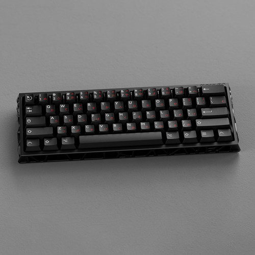 PBTfans黑红日文三色键帽