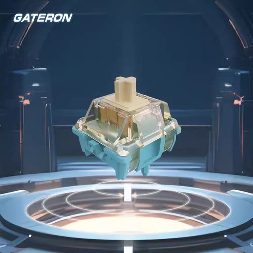 GATERON佳达隆新品探月轴45gf双轨系列轴芯触底HIFI音键盘开关