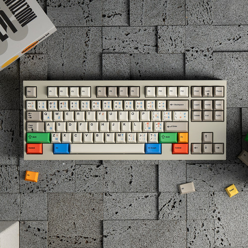 PBTfans Doppelganger Multilingual复古多语种热升华键帽pbt原厂