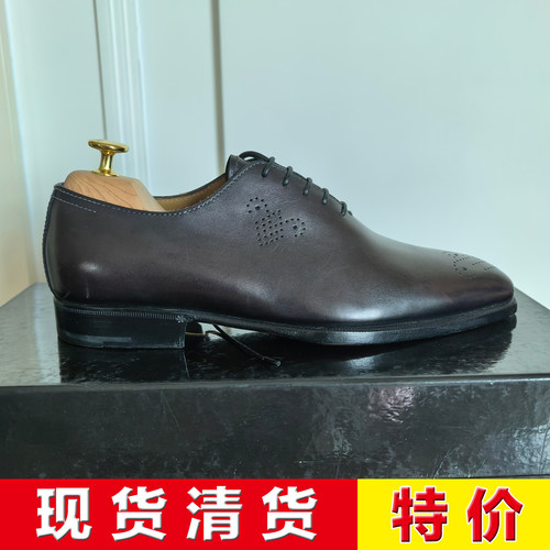 公价13000 醉鼎吉为法国H代工 春秋 擦色皮底 手工牛津鞋