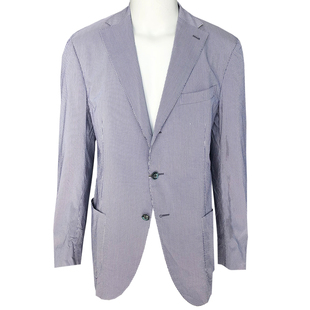 超低特价 棉质 春夏 条纹 休闲西服c男 撞色 现货清货