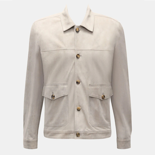 意国原产 老钱风皮衣 四季 A1款 R男 纳帕绒面小牛皮 调货