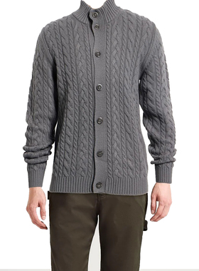 醉鼎吉 仅低于LP COLOMBO 吉致奢华 灰色重工老钱风羊绒毛衣