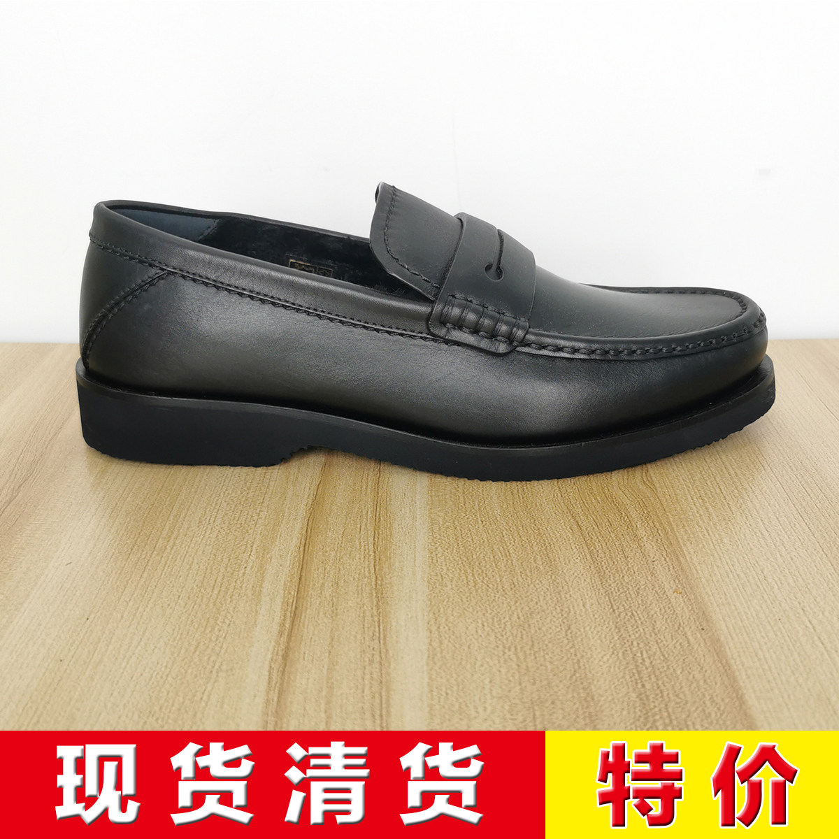 顶吉蓝血 Z 秋冬 纳帕头层牛皮 羊羔毛内里 商务正装 手工乐福鞋