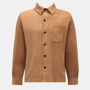 纳帕绒面小牛皮 商务 衬衫 调货 皮衣 四季 款 A男 意国原产