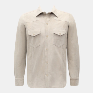 纳帕绒面小牛皮 A1款 衬衫 调货 皮衣 四季 款 R男 意国原产