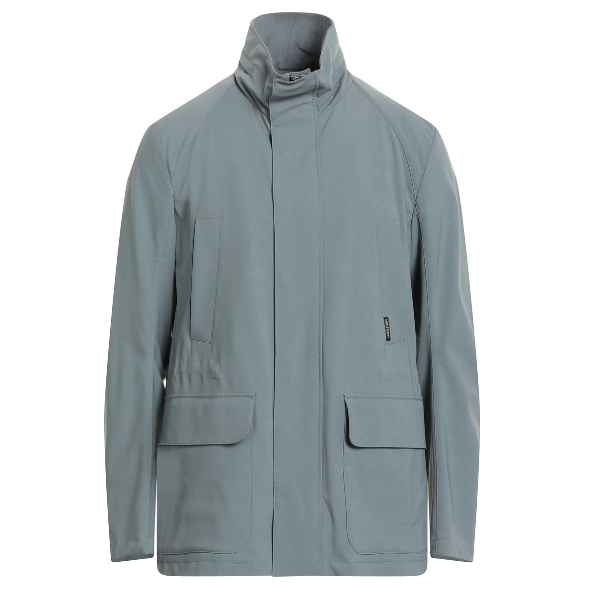 高品质推荐 意大利超一线MONTECORE25秋冬新款灰色科技面料夹克