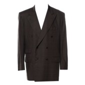 双排扣西服 格纹羊毛 四季 独家