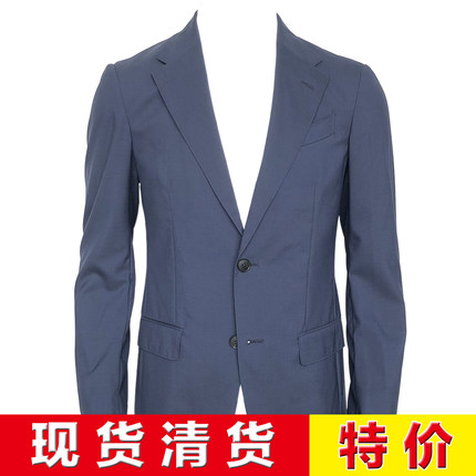 现货清货超低特价 公价12800 顶吉一线Z四季初剪羊毛经典商务西服