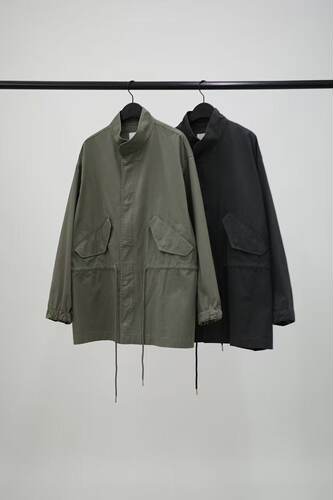 现 韩国东大门26秋季新款object韩系立领纯色工装风风衣外套