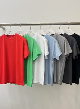 现26春款新款韩国东大门Automne/hehr圆领百搭净版短袖宽松T恤女