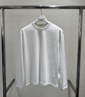 现 26春季新款韩国东大门 masculine 简约百搭圆领长袖打底T恤