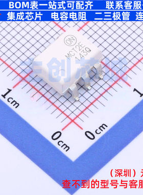 晶体管输出光耦 MCT2ESM SMD-6P onsemi(安森美) 电子元器件配单