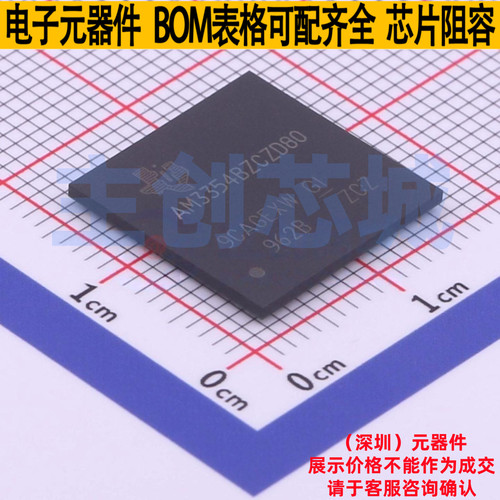 单片机(MCU/MPU/SOC) AM3354BZCZD80 NFBGA-324 TI/德州 全新原装