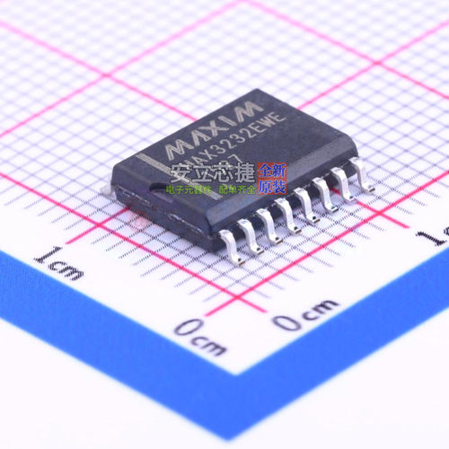 RS232芯片 MAX3232EWE+ SOIC-16 MAXIM(美信) 电子元器件全新原装