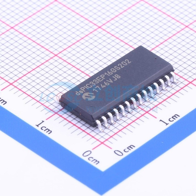 数字信号处理器(DSP/DSC) DSPIC33EP16GS202-I/SO SOIC-28 MICROC