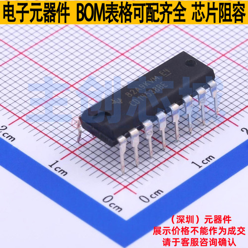 单稳态多谐振荡器 CD14538BE DIP-16 TI/德州 电子元器件全新原装
