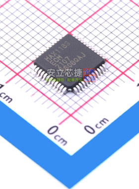 模数转换芯片ADC MAX1183ECM+D TQFP-48 MAXIM(美信) 电子元器件
