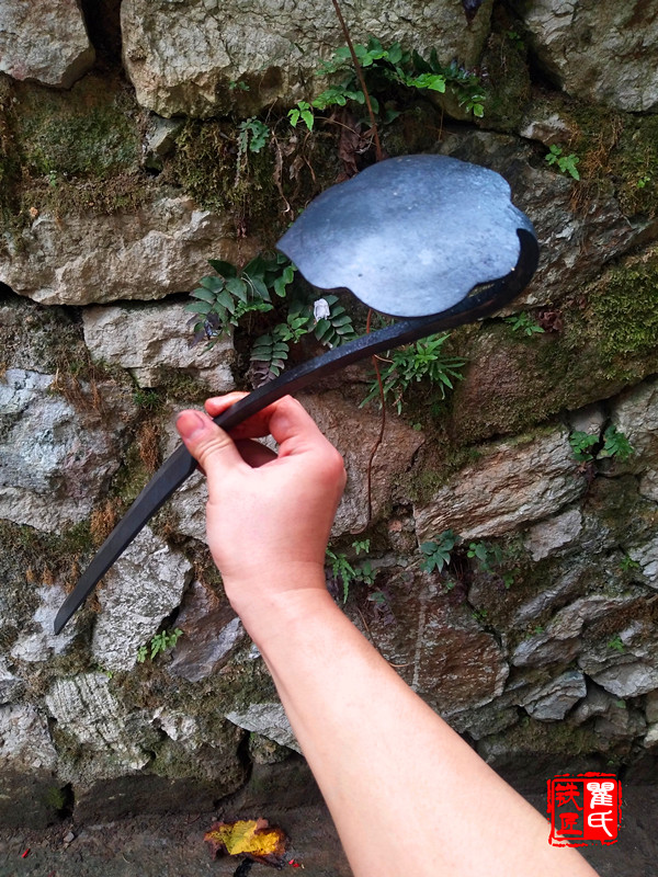 瞿氏明清铁如意新款铁匠铺铁如意复古手工制作桌面摆件古朴风怀旧