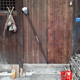 瞿氏防身新款上市铁兵器沙增鲁智深禅杖影视道具方便铲武术器械