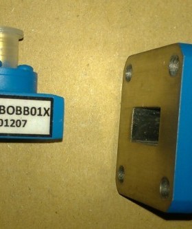 Woken 12.4-18GHz 50Ω SMA(F)-WR62 UBR140 波导转同轴  转接器