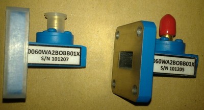 Woken 12.4-18GHz 50Ω SMA(F)-WR62 UBR140 波导转同轴  转接器