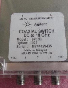 8762B  18GHz 1W SMA SPDT 带保护 单刀双掷射频微波同轴开关