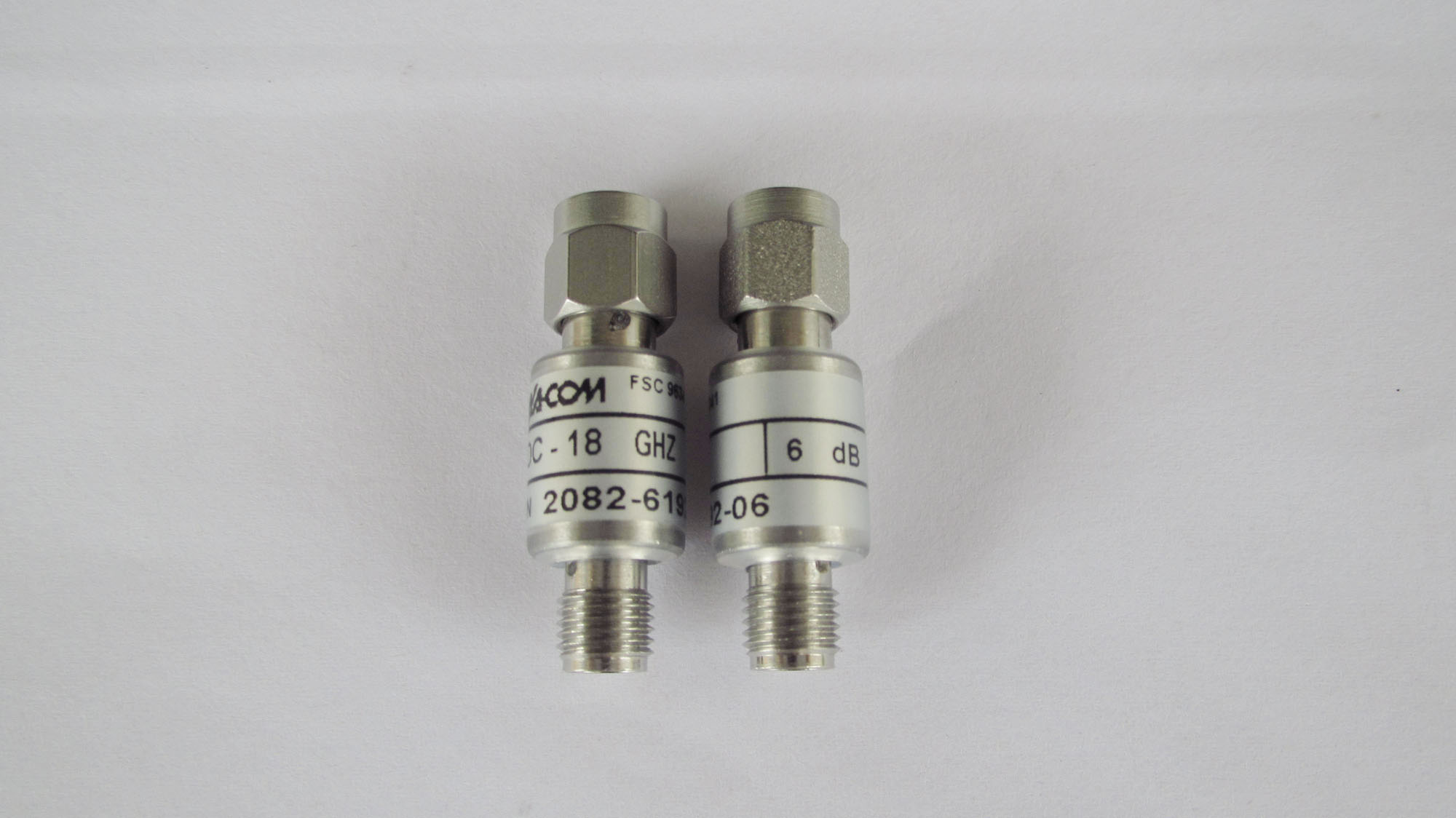 美国M/A-COM 20dB 2W DC-18GHz SMA RF 射频微波同轴固定衰减器