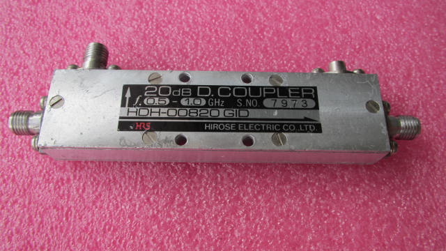 日本广濑  HRS 0.5-1.0GHz 20dB SMA RF射频微波同轴定向耦合器