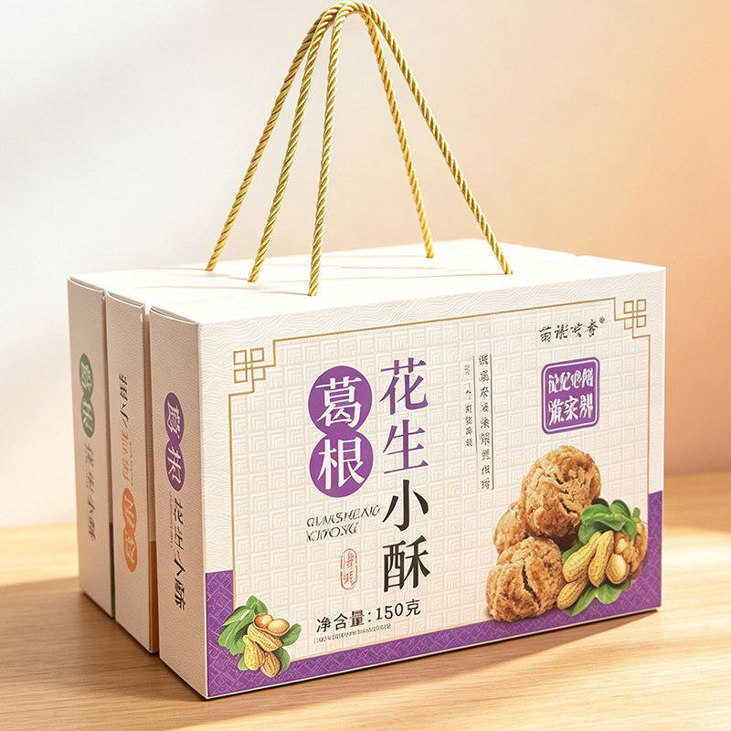 湖南张家界特产葛根小酥湘西土家糕点核桃芝麻花生酥小吃伴手礼盒