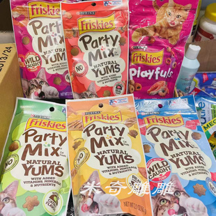 美國Purina普瑞納喜躍喜悅貓零食寵物貓咪潔齒餅干 美版