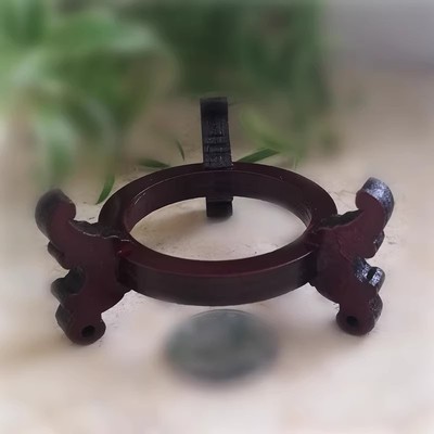 核桃手捻文玩收藏葫芦底座蛋托