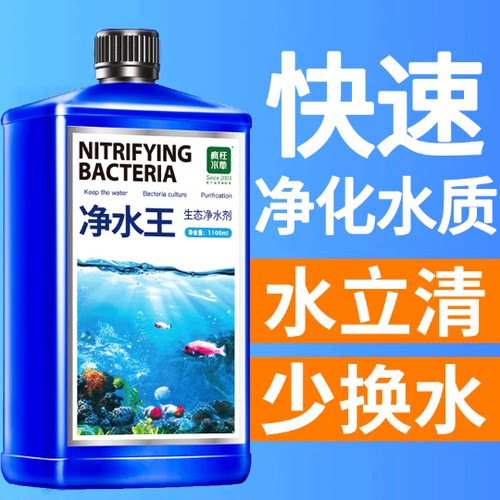 疯狂水草鱼缸净水剂一滴清水净化