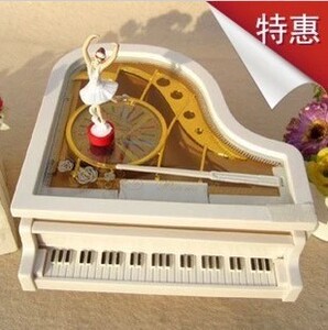 钢琴音乐盒 跳舞的女孩芭蕾舞八音盒 创意摆件生日礼物送女友