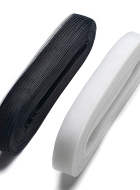 加硬加厚黑色弹力网布演出服裙撑裙衬P.P马毛尾网纱婚纱鱼骨粗丝