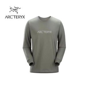 Arcteryx始祖鸟 ARC'WORD 字母Logo印花圆领长袖速干T恤 30298 男