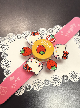 凯蒂猫可爱闪光旋转手环女童手带